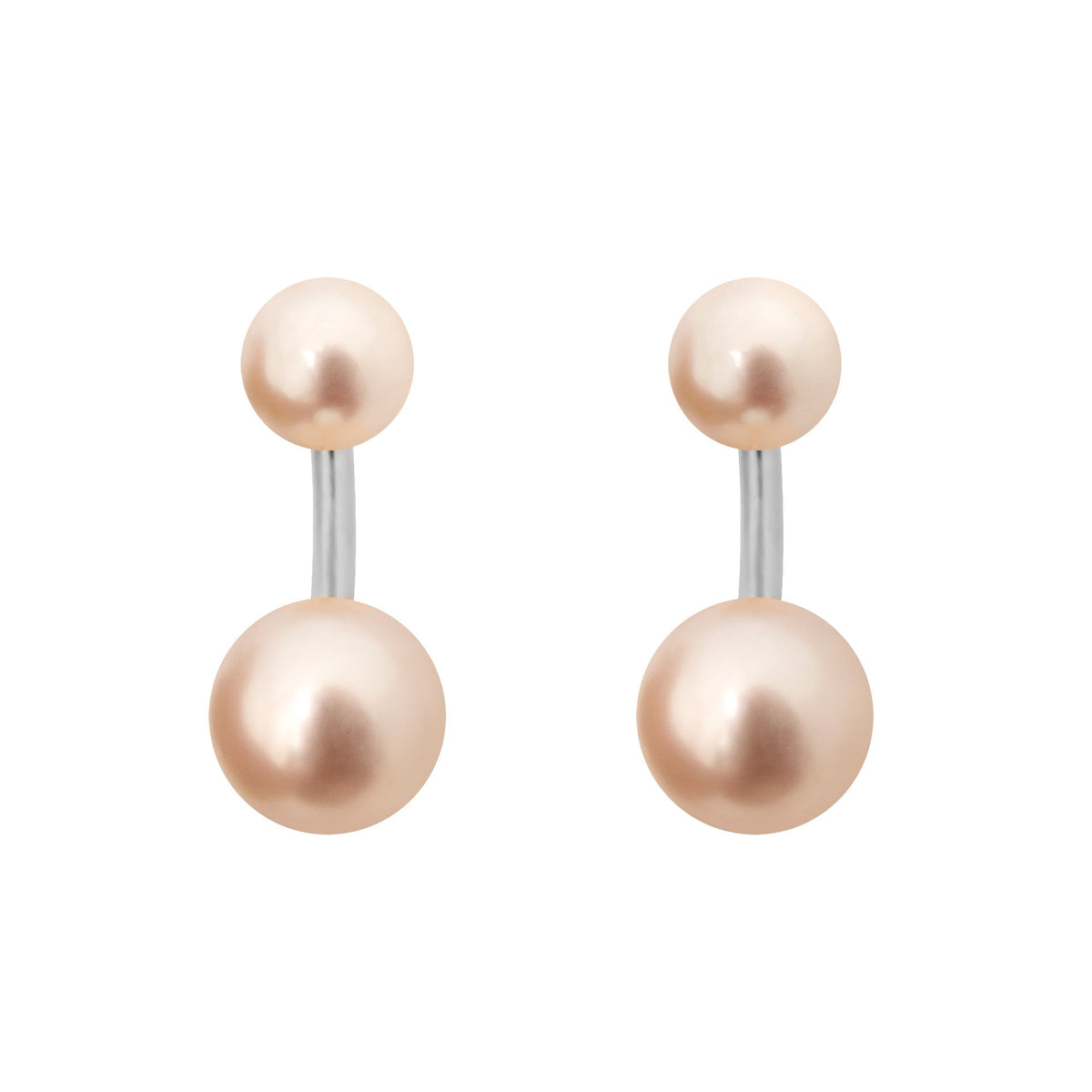 BO Le Jonc or blanc et perles roses