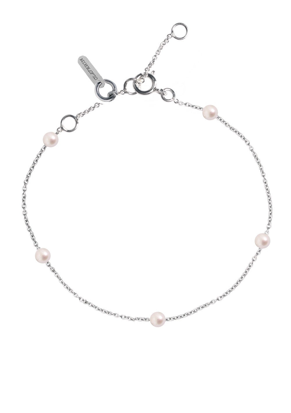 Bracelet Give me 5 perles blanches