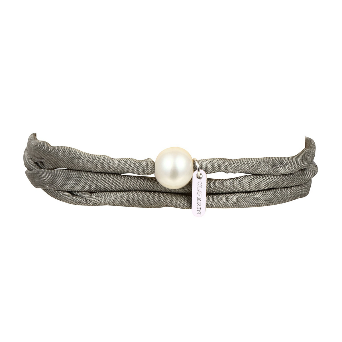 Pearly Silk cordon gris perle