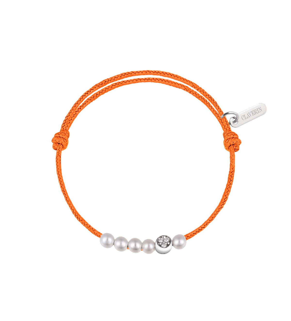 6 Little Diamond Moon cordon mandarine