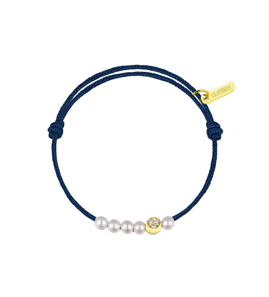 6 Little Diamond Moon bleu marine