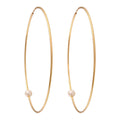 Pearly Hoop XL perles blanches