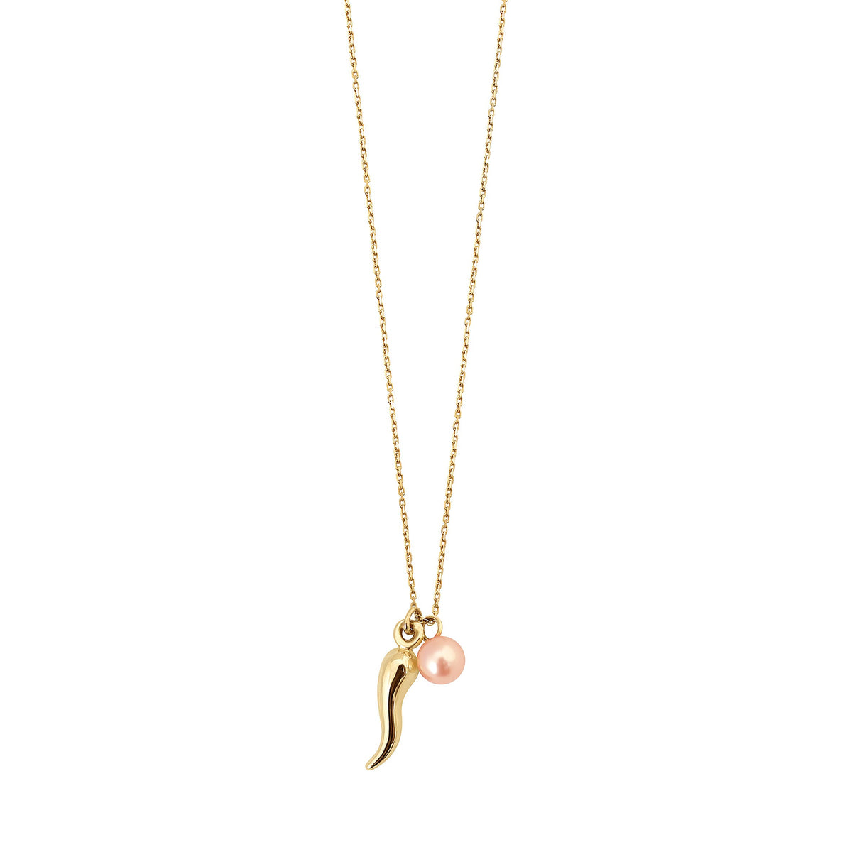 Charms Gazelle perle rose