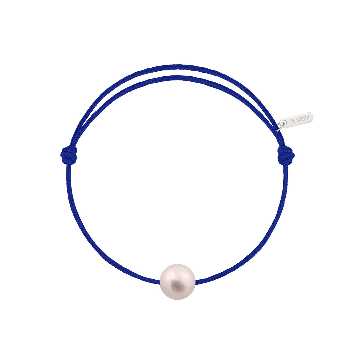 Simply pearly perle blanche cordon bleu électrique
