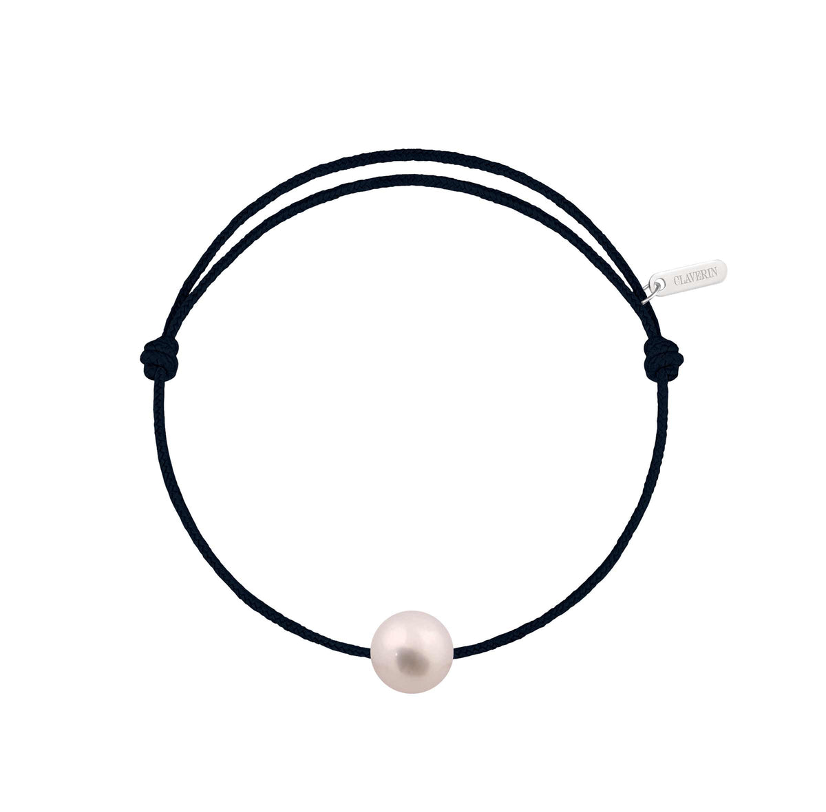 Simply pearly perle blanche cordon noir charbon