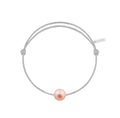 Simply pearly perle rose cordon gris perle