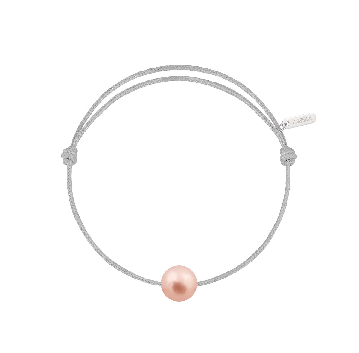 Simply pearly perle rose cordon gris perle
