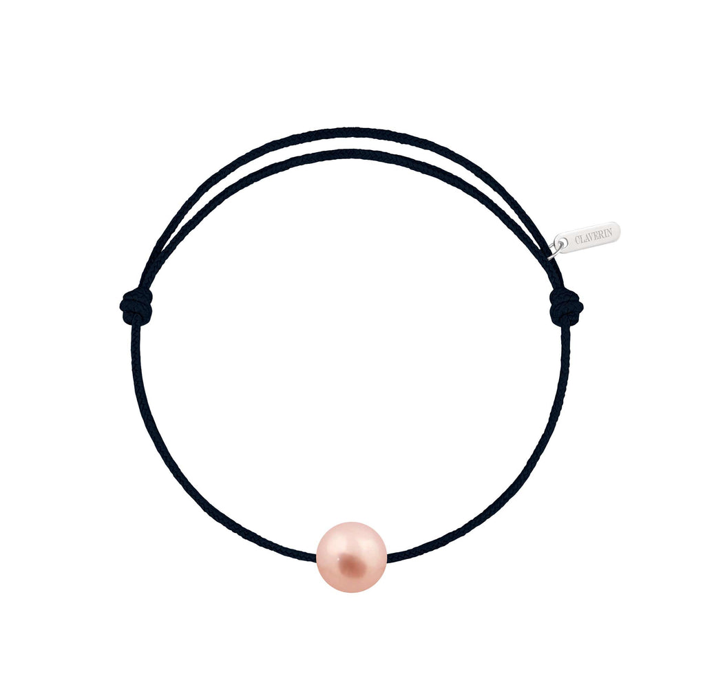 Simply pearly perle rose cordon noir charbon