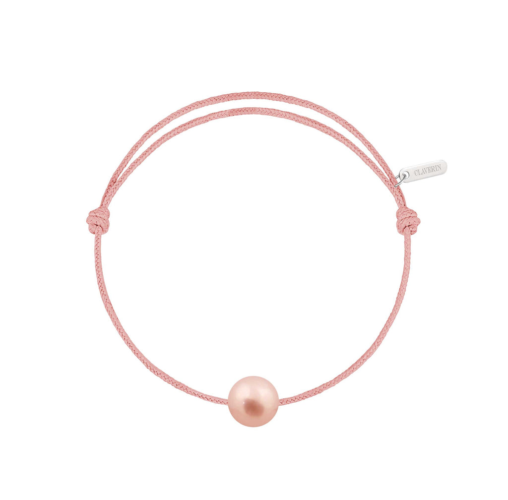 Simply pearly perle rose cordon rose poudré