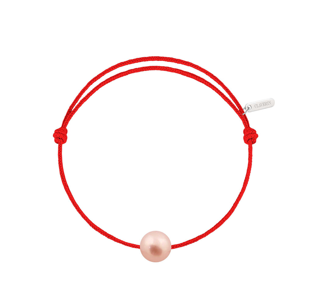 Simply pearly perle rose cordon rouge corail