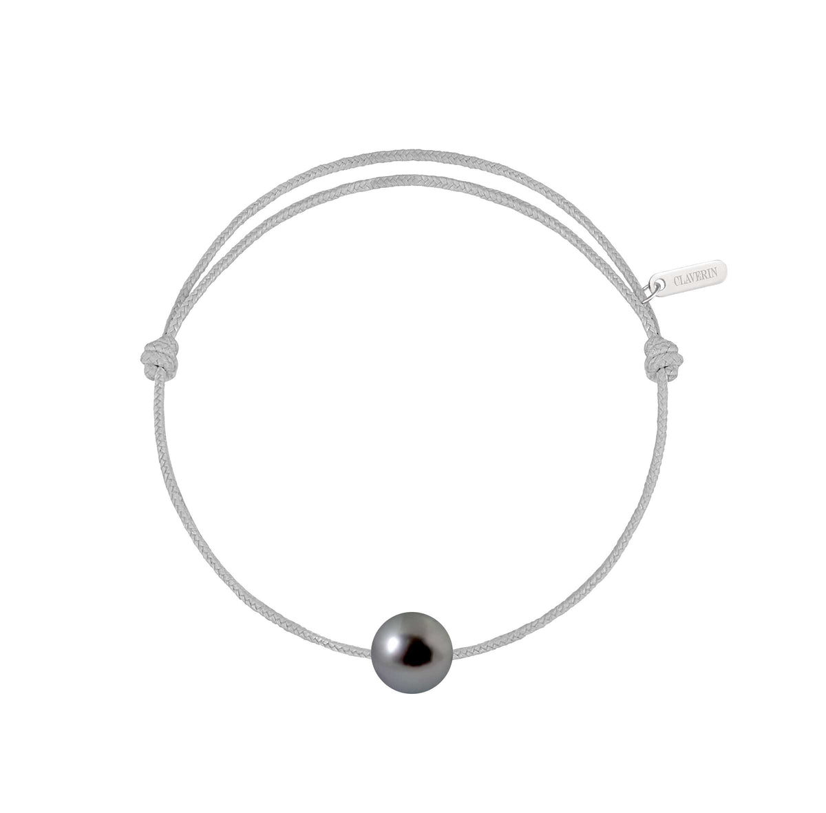 Simply pearly perle noire de Tahiti cordon gris perle