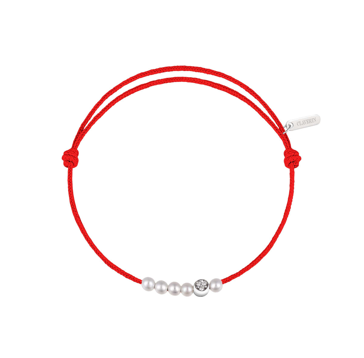 6 Little Diamond Moon cordon rouge corail