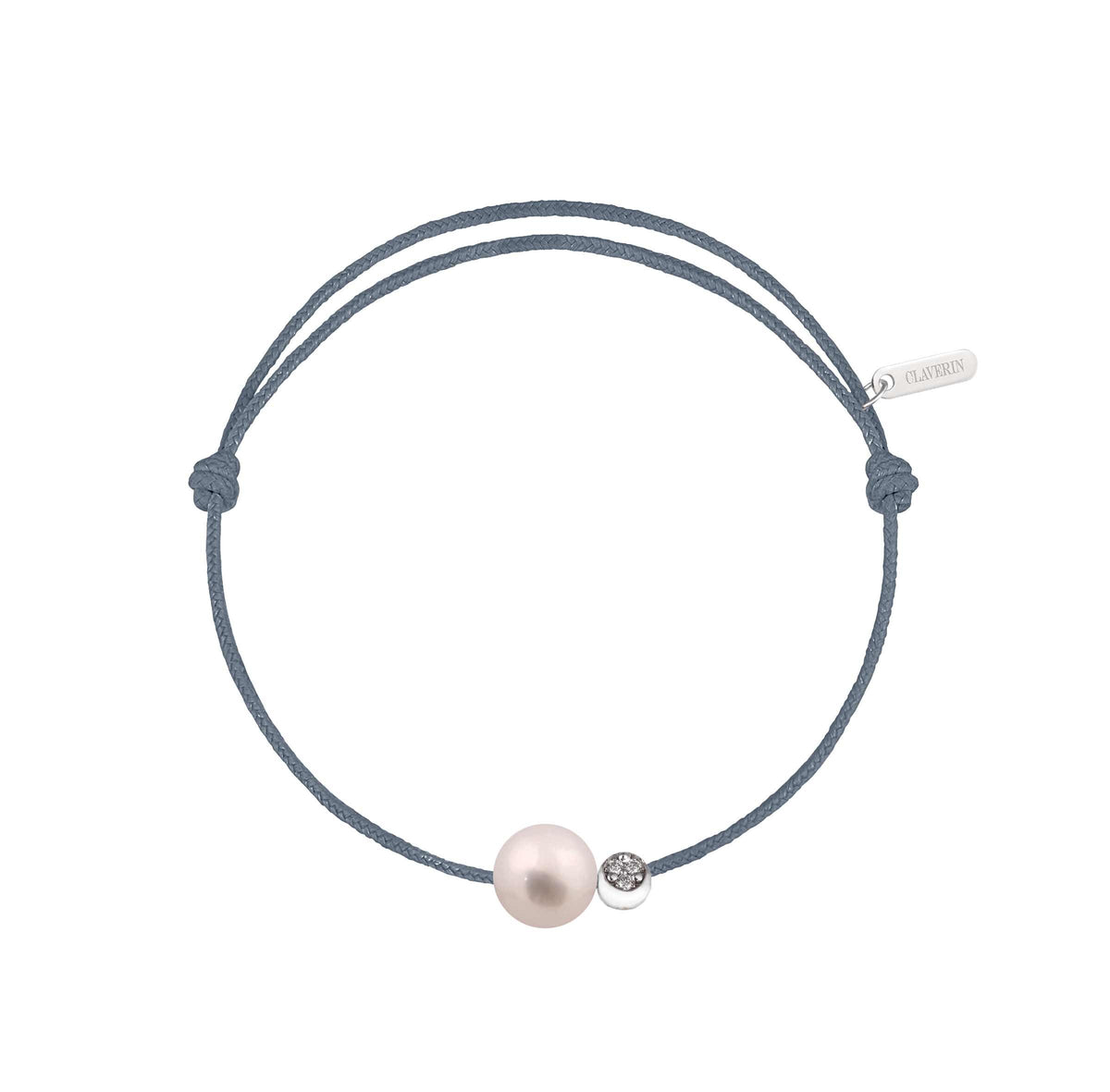 Simply Diamond Moon cordon gris cendré