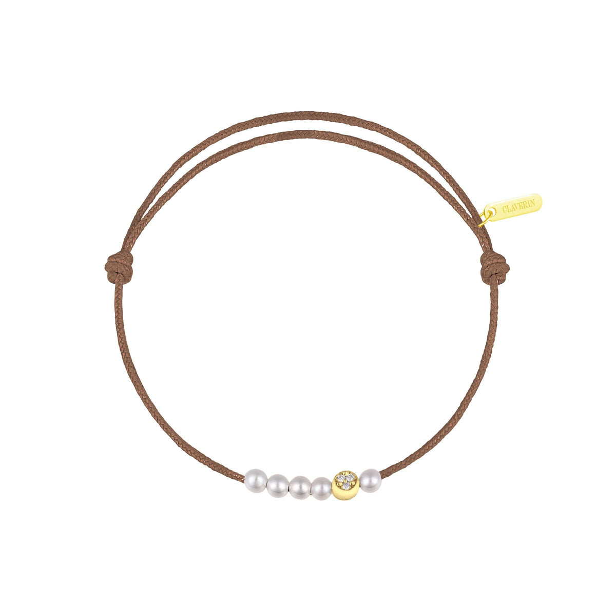 6 Little Diamond Moon cordon taupe