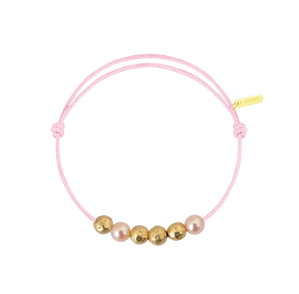 Météorites cordon baby rose