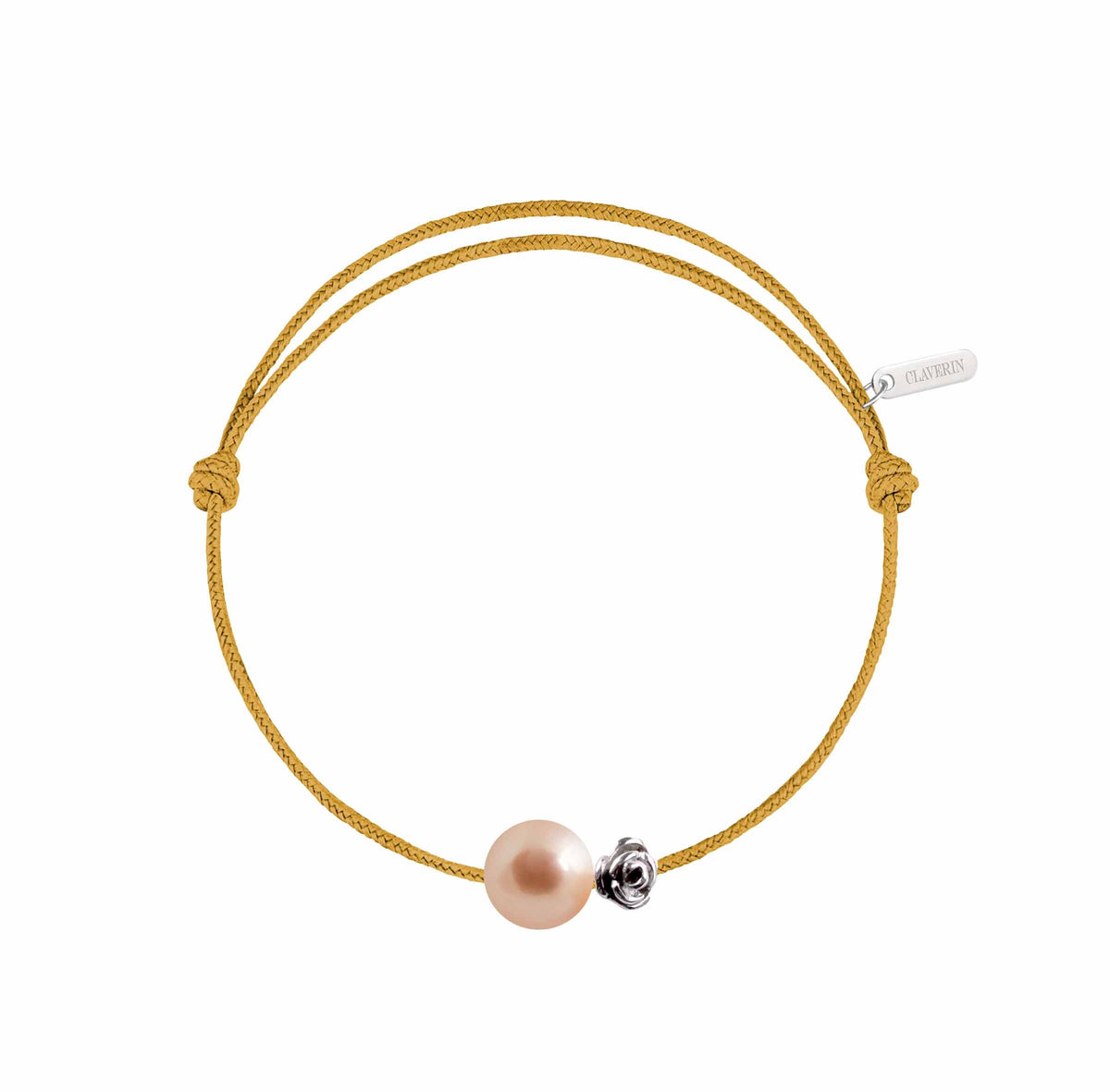 Pearly gold flower perle rose cordon moutarde