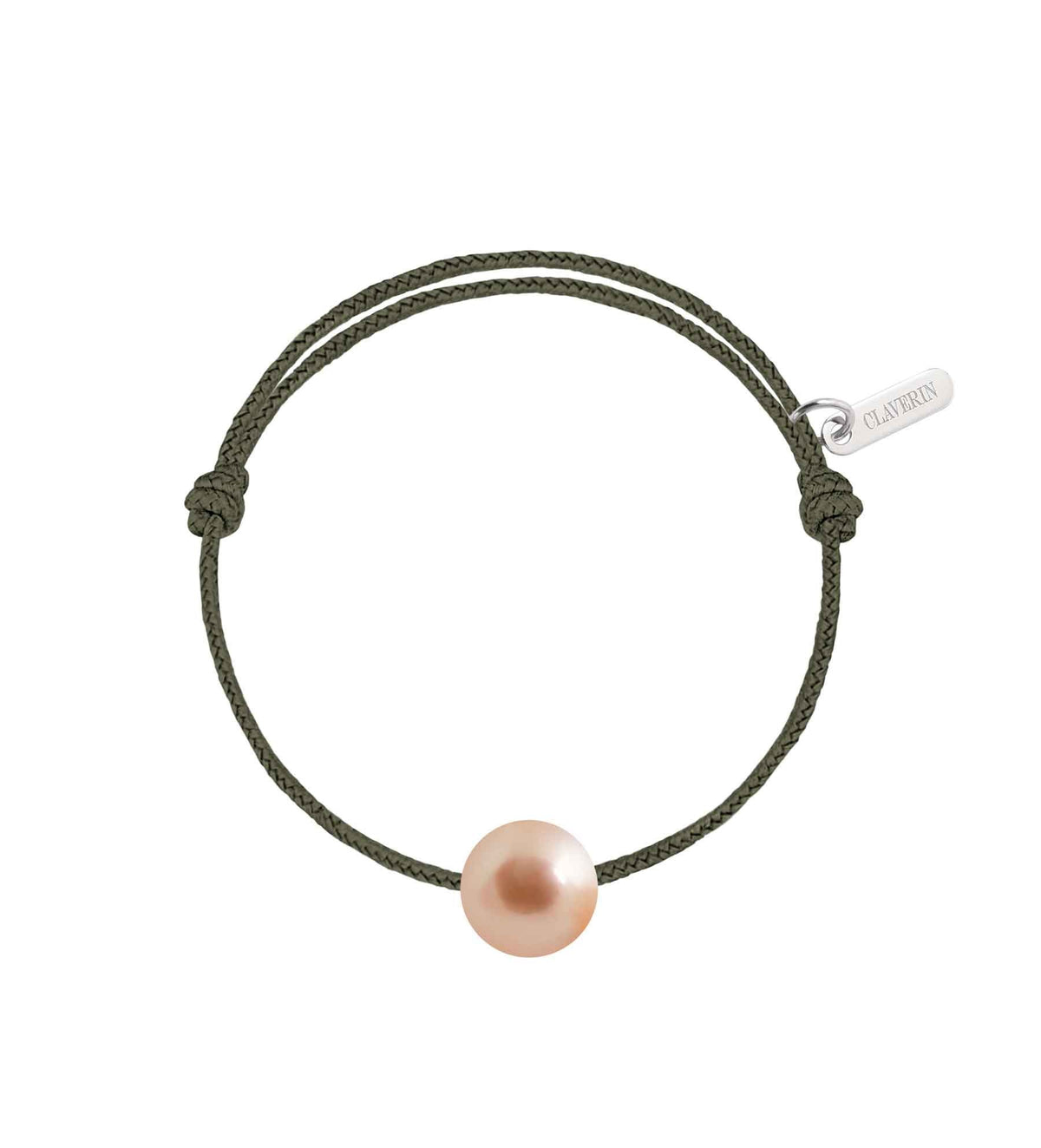 Baby pearly perle rose cordon kaki