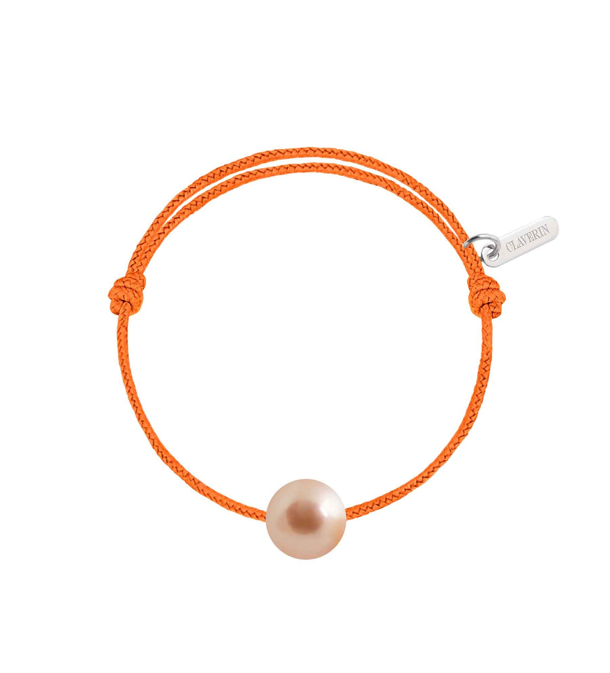 Baby pearly perle rose cordon mandarine