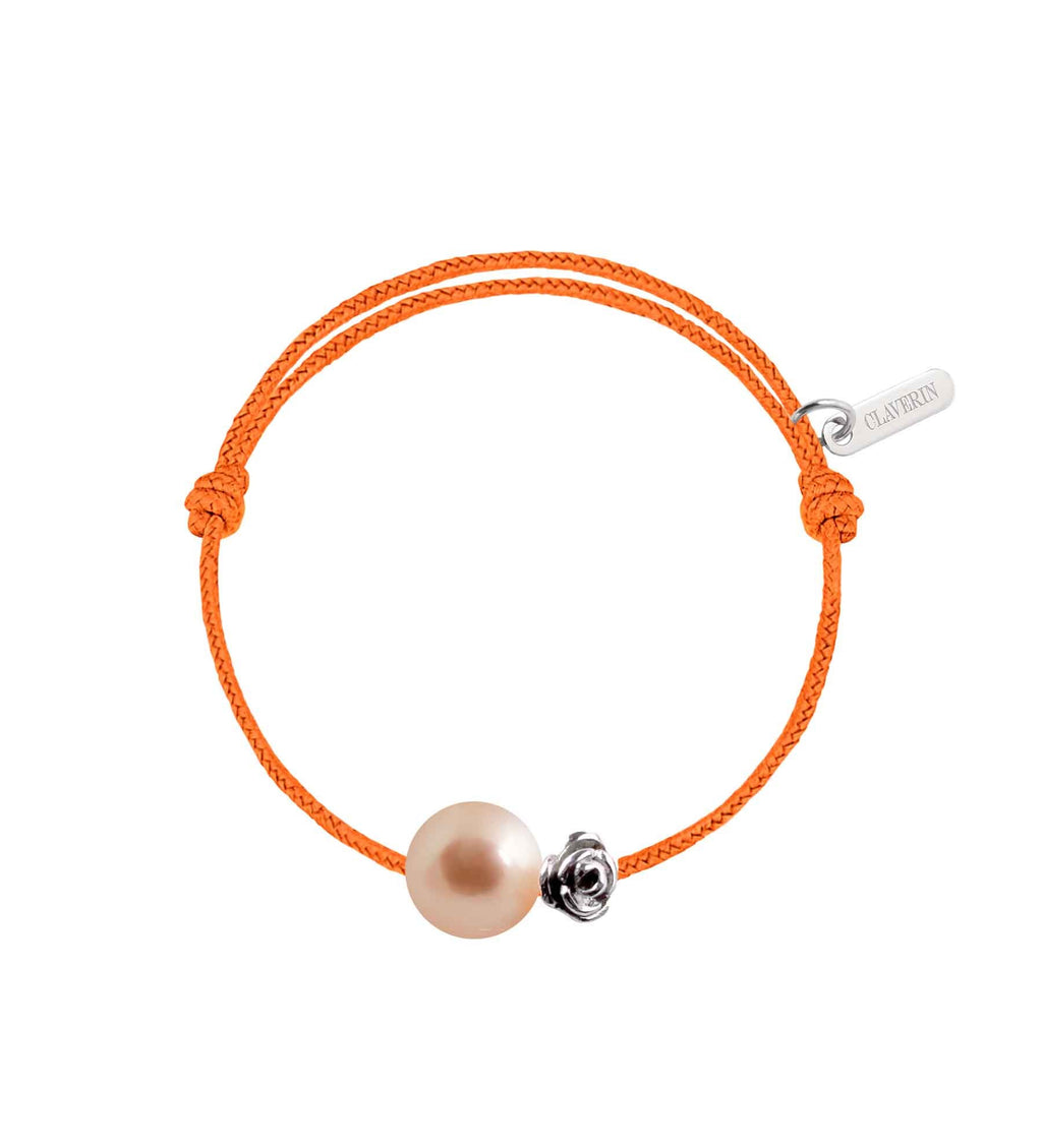 Baby flower perle rose cordon mandarine