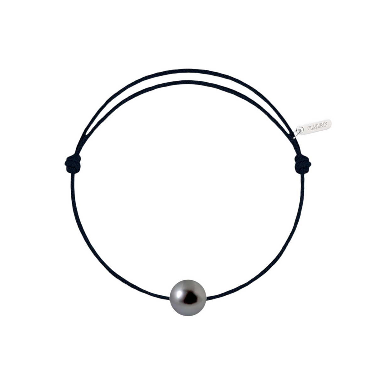 Simply pearly perle noire de Tahiti cordon noir charbon