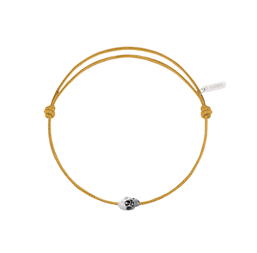 Gold Skull cordon moutarde