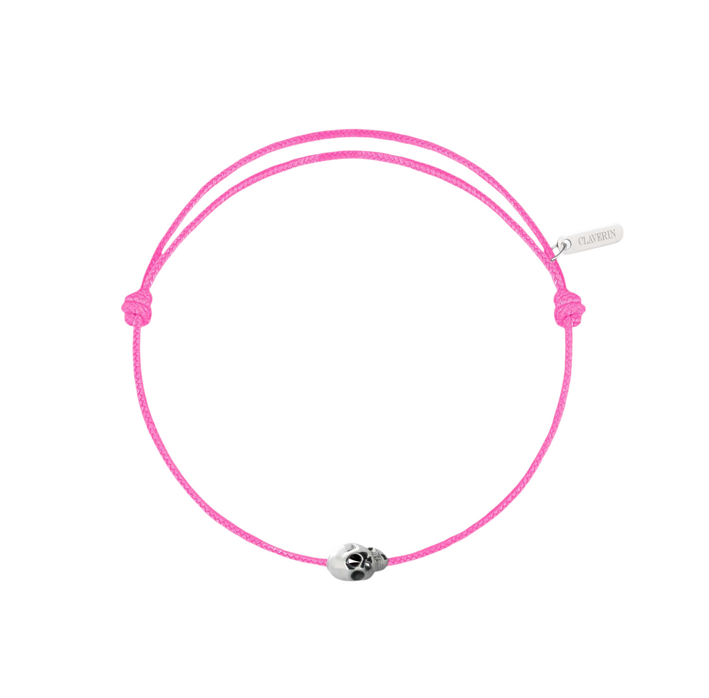 Gold Skull cordon rose fuschia