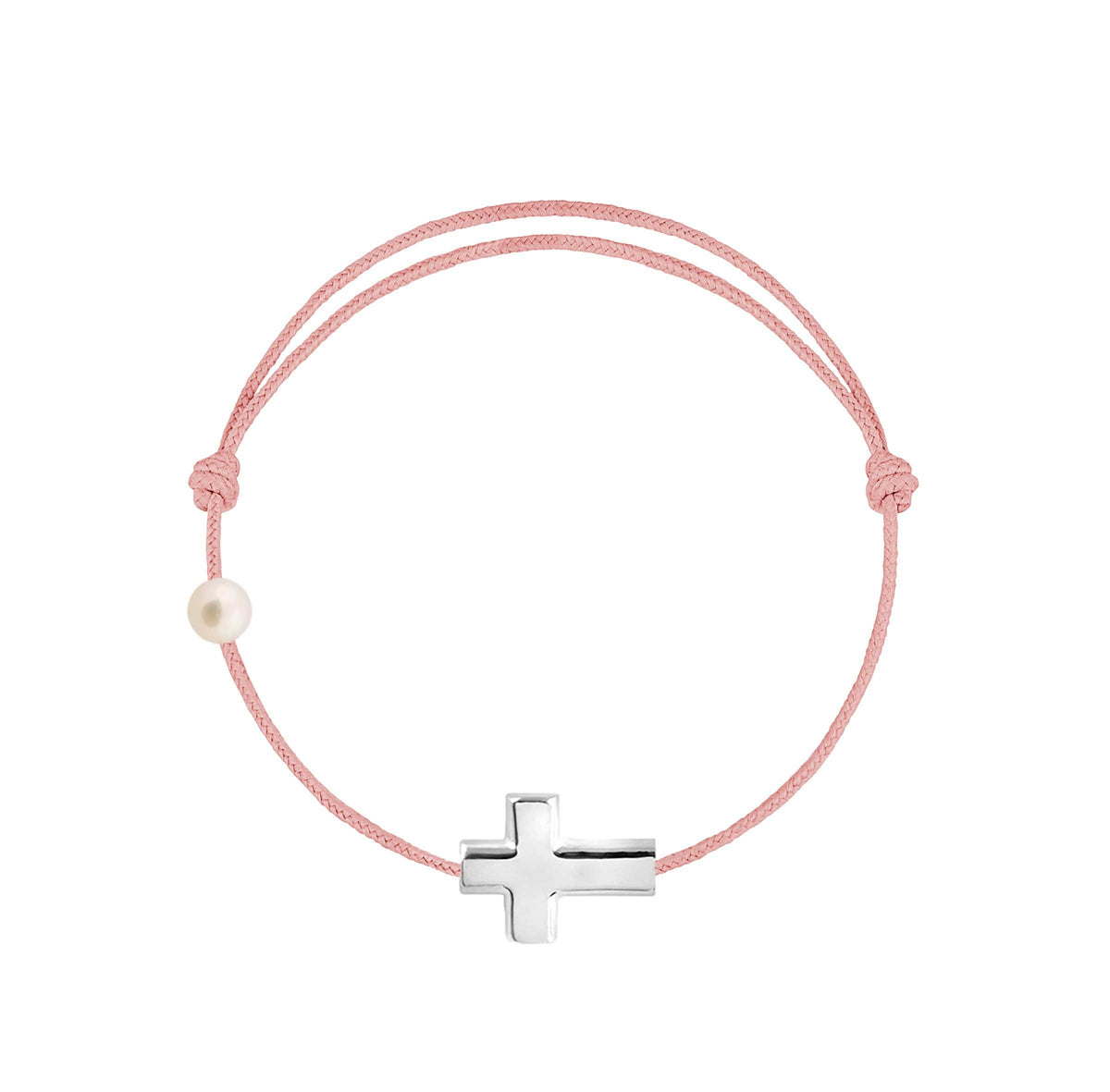 La Croix cordon rose poudré