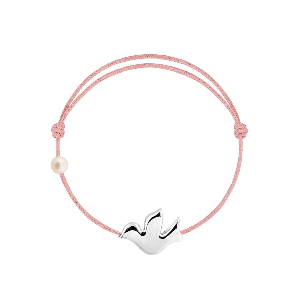La Colombe cordon rose poudré