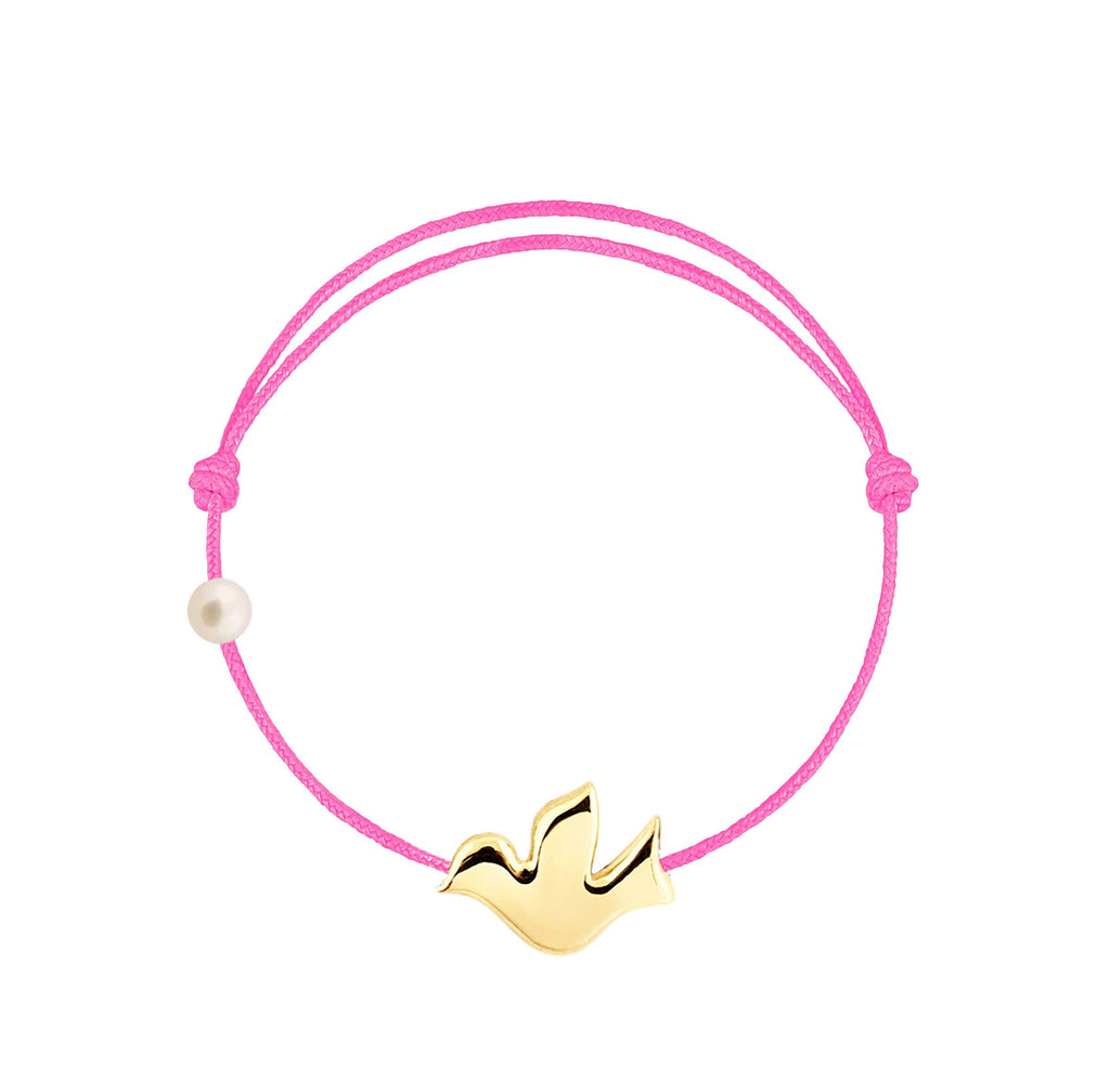 La Colombe cordon rose fuchsia