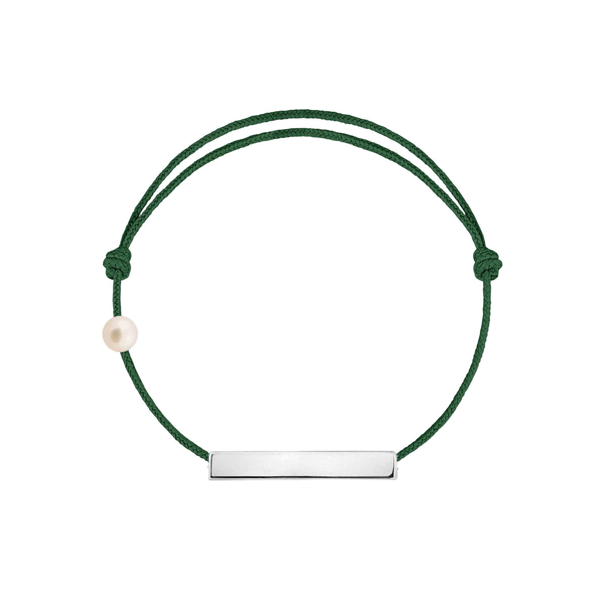 La Plaque cordon vert sapin