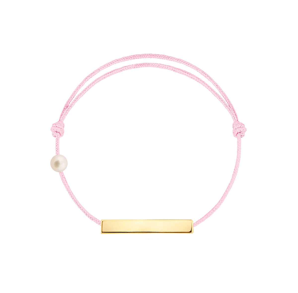 La Plaque cordon baby rose