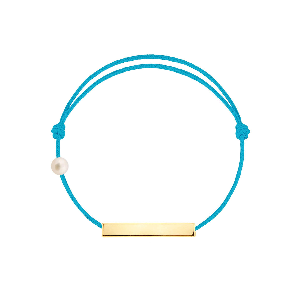 La Plaque cordon turquoise