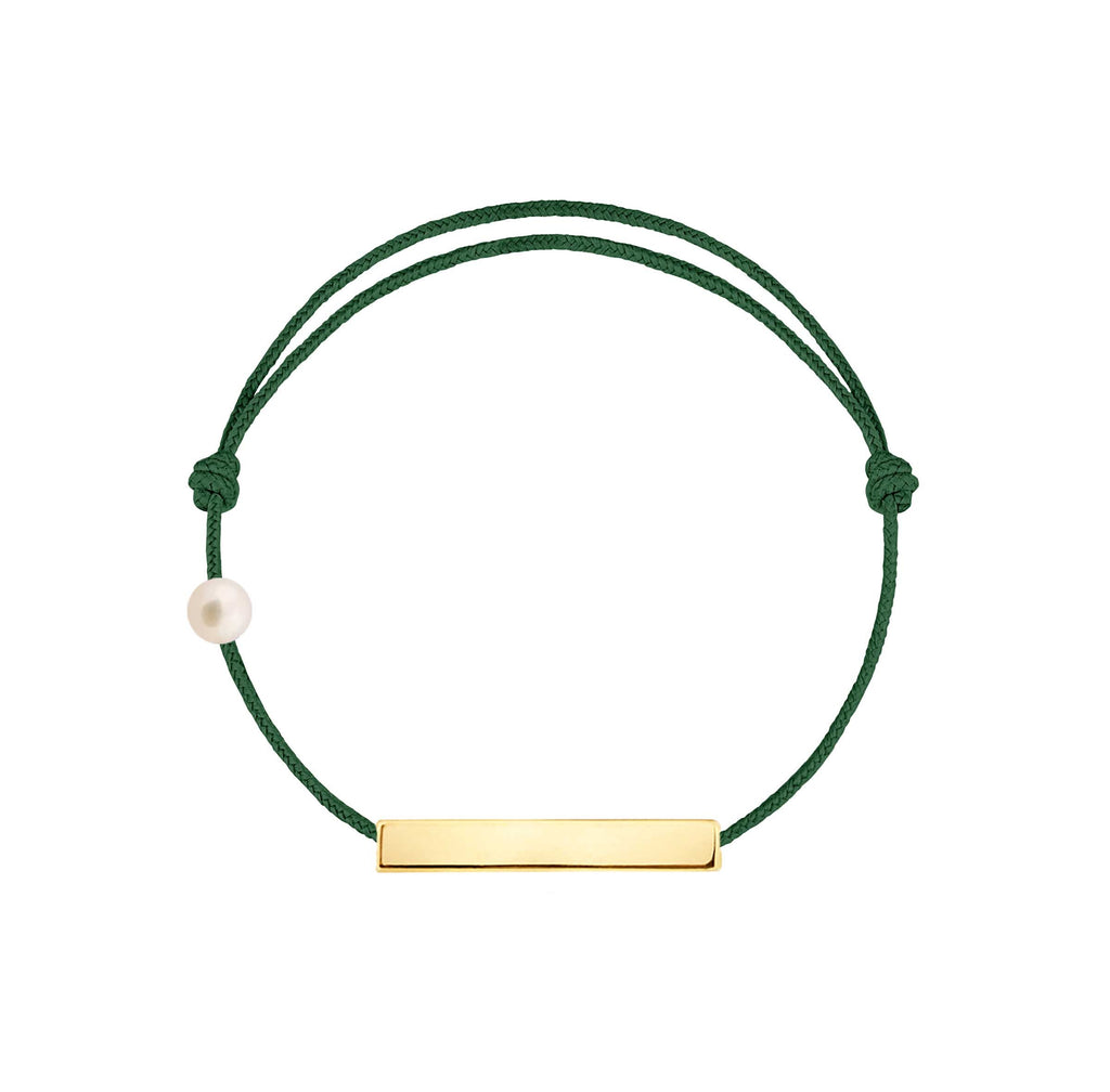 La Plaque cordon vert sapin