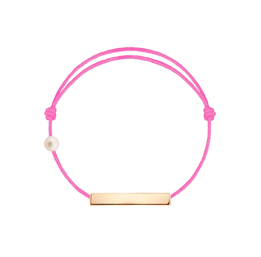 La Plaque cordon rose ruschia
