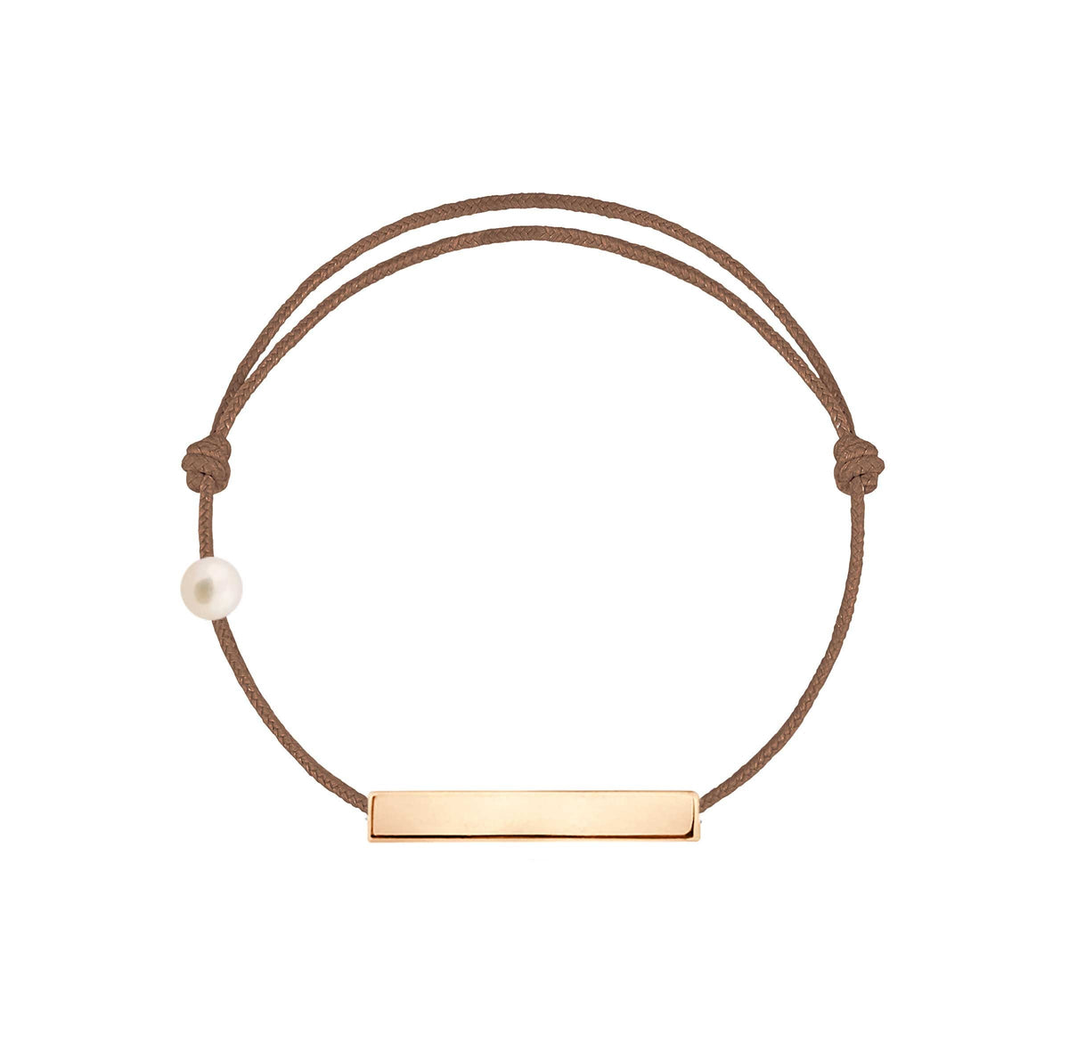 La Plaque cordon taupe