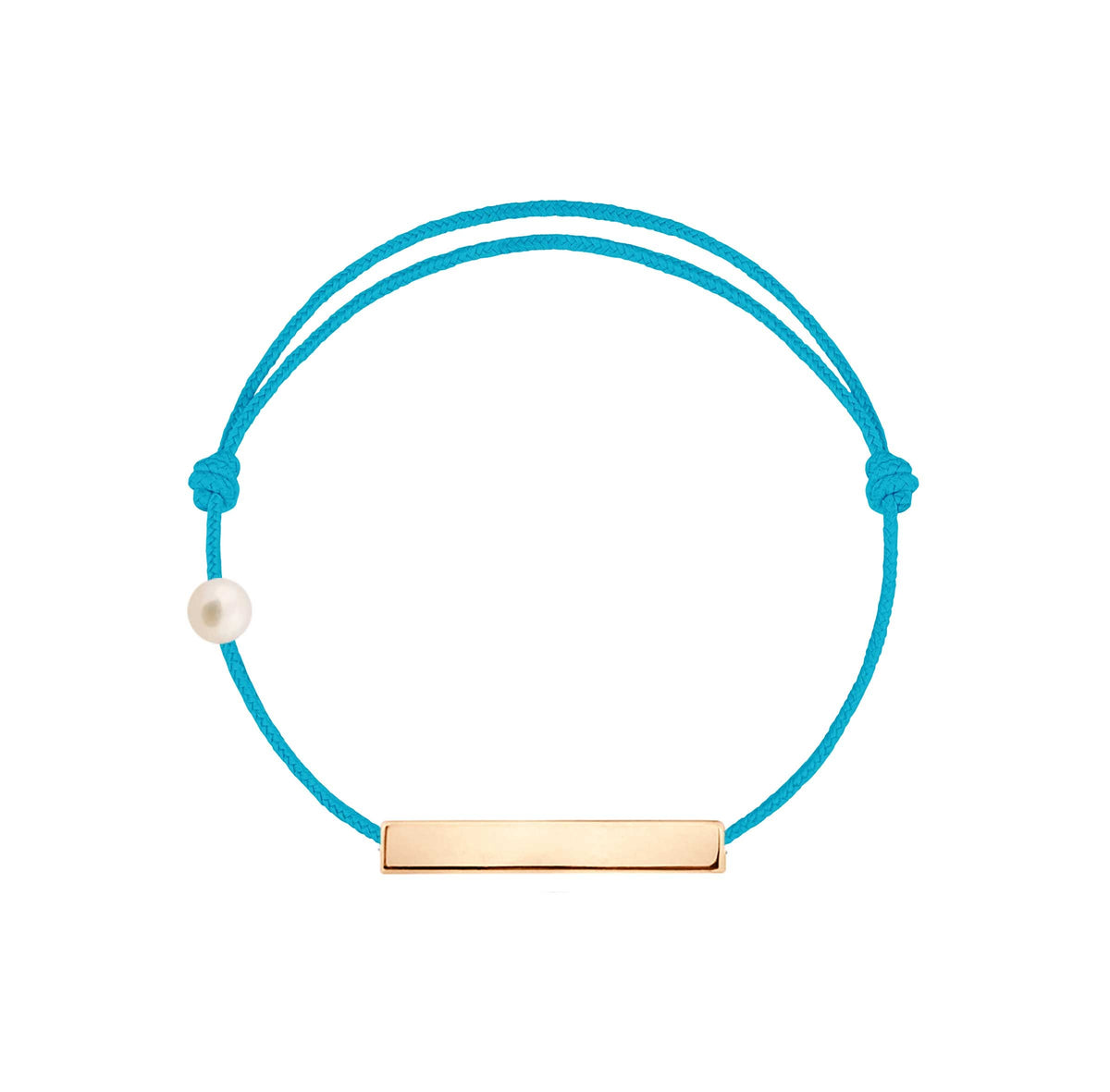La Plaque cordon turquoise