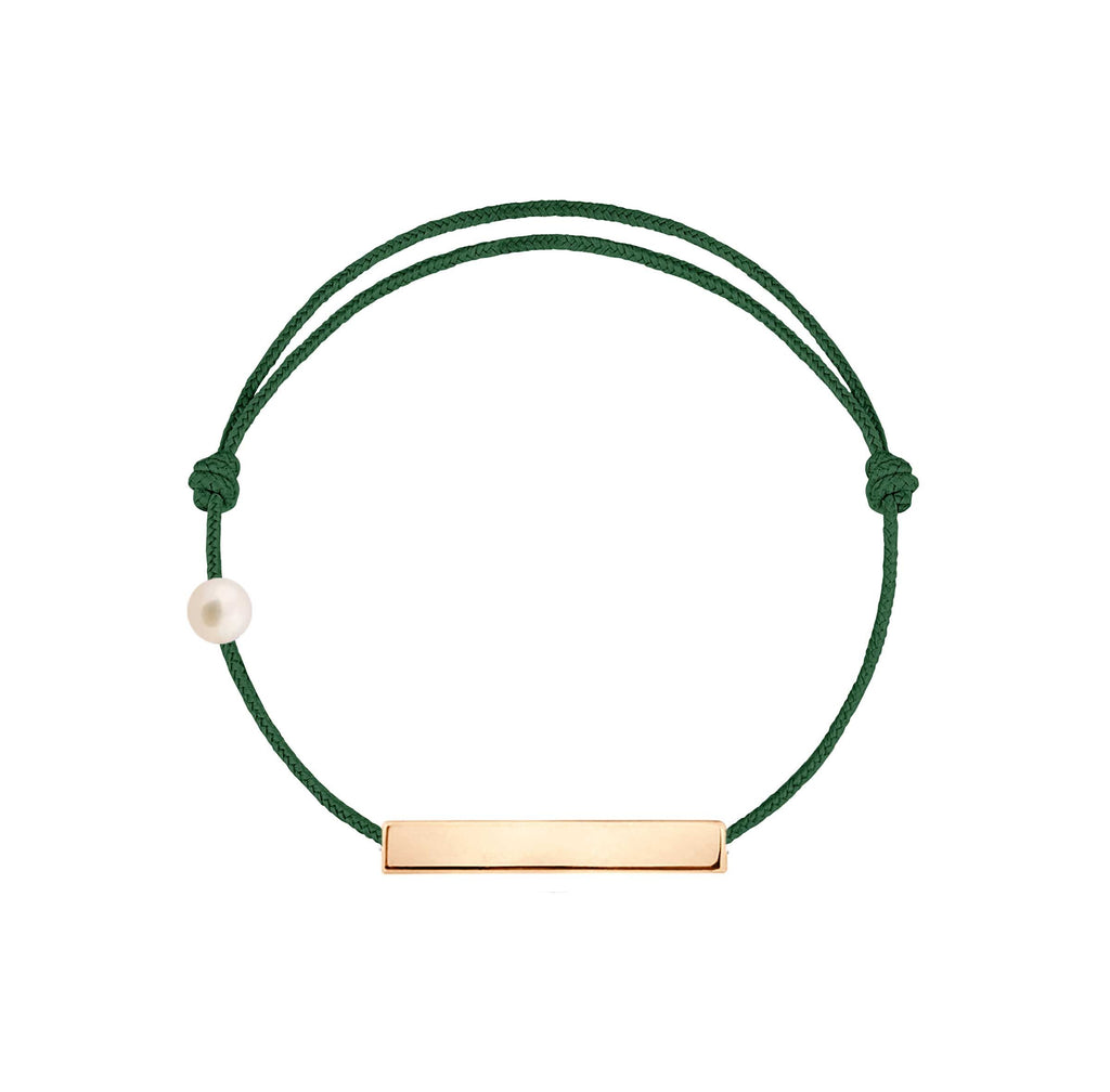 La Plaque cordon vert sapin