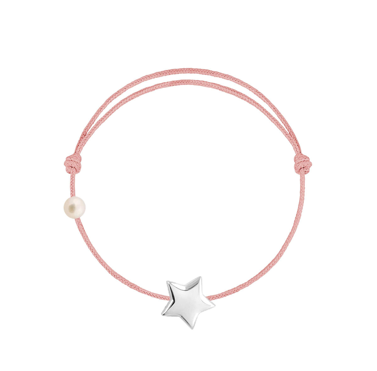 L'étoile cordon rose poudré