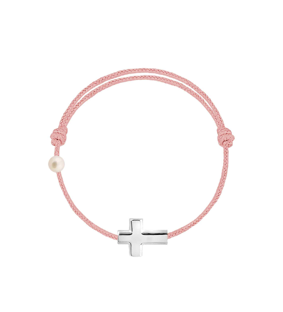 La Croix cordon rose poudré