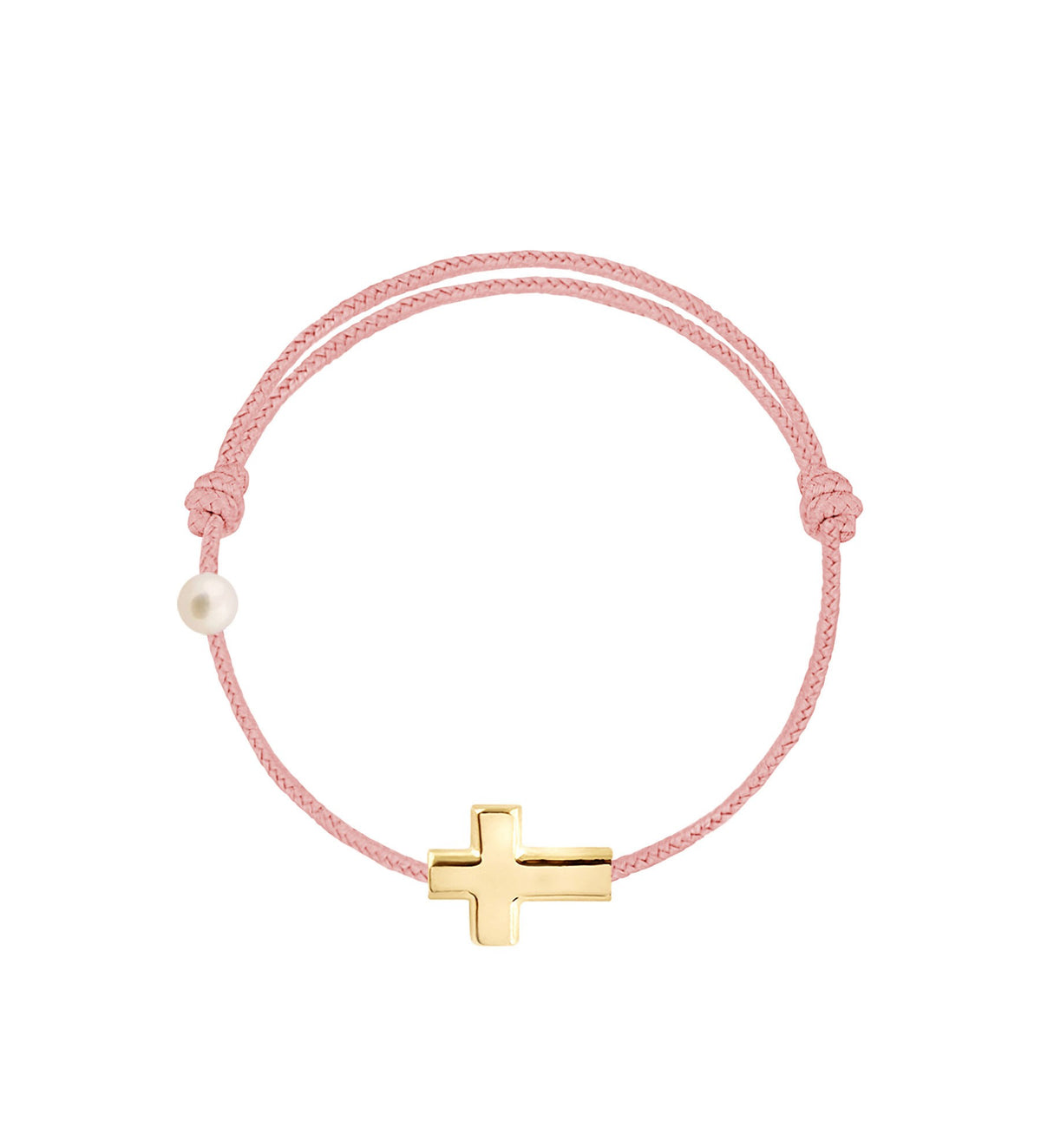 La Croix cordon rose poudré