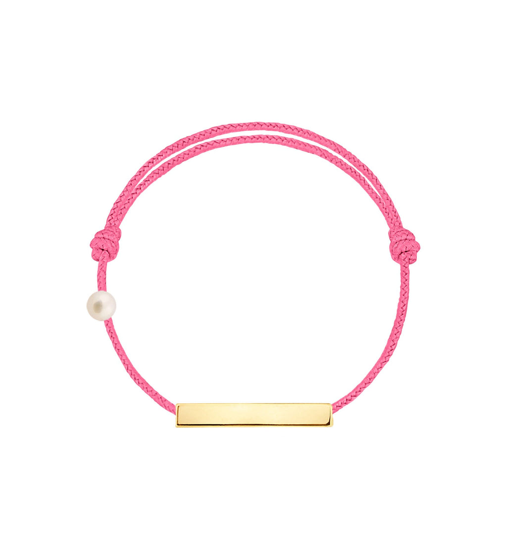 La Plaque cordon rose fuschia
