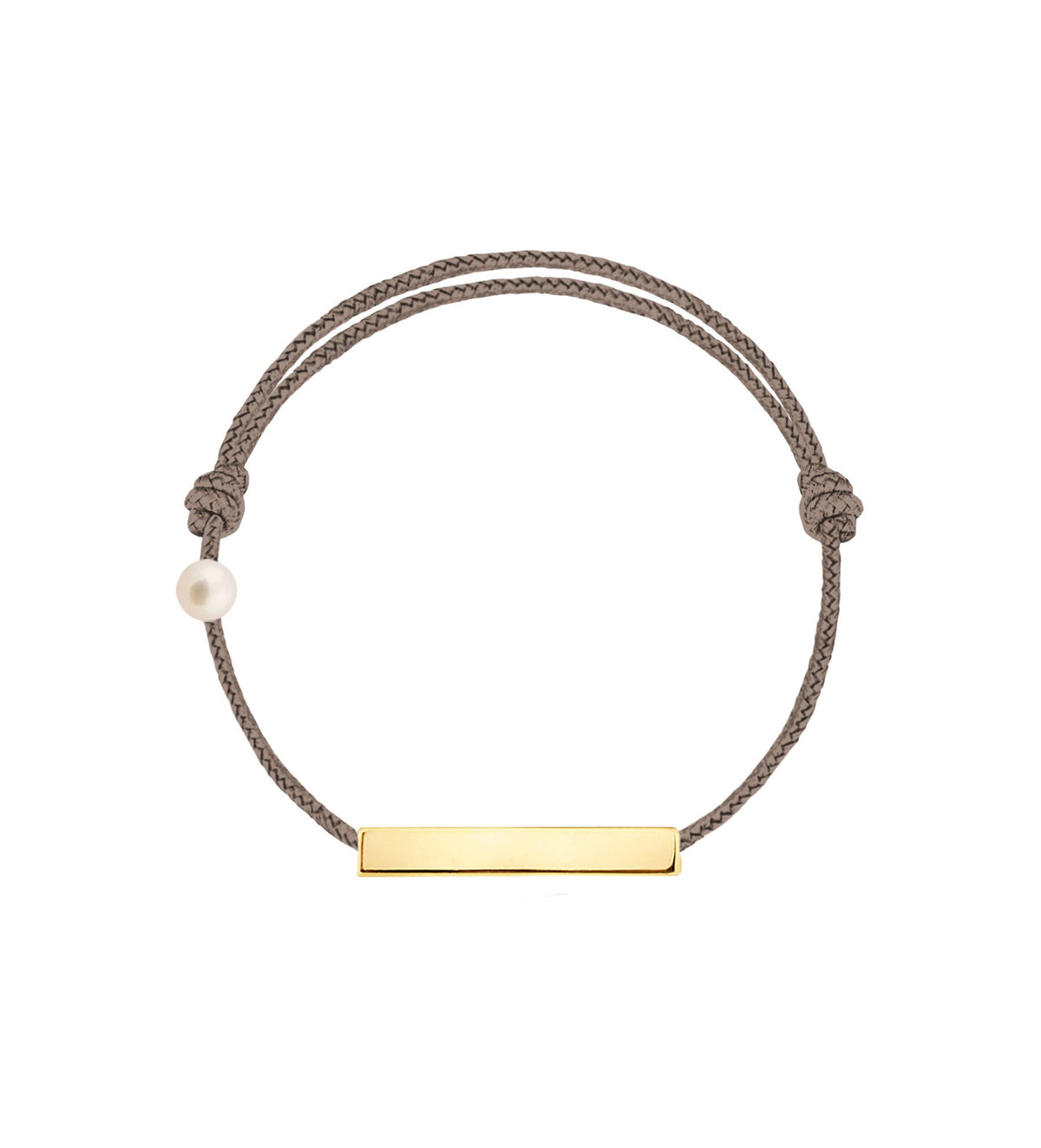 La Plaque cordon taupe