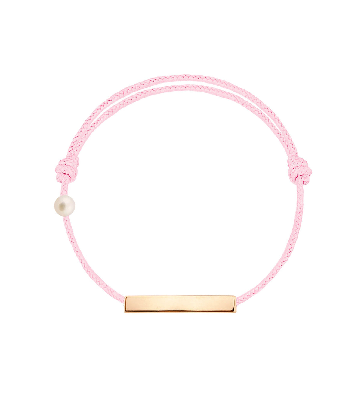 La Plaque cordon baby rose