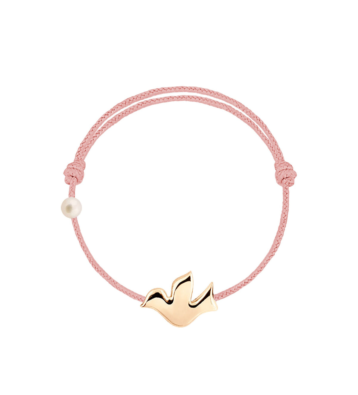 La Colombe cordon rose poudré