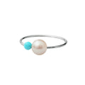 Bague Blue/Black Rosary