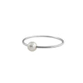 Bague Simply Mini or blanc perle blanche