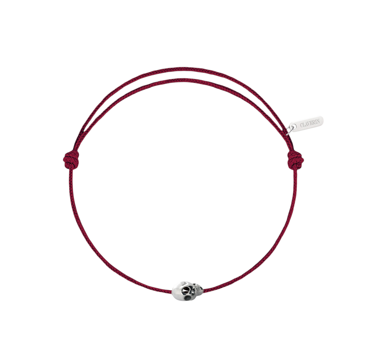 Gold Skull cordon bordeaux