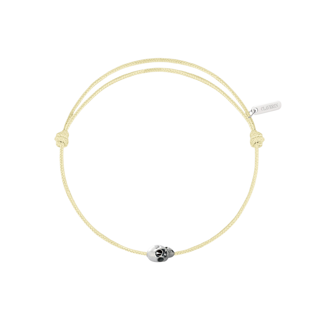 Gold Skull cordon jaune pâle