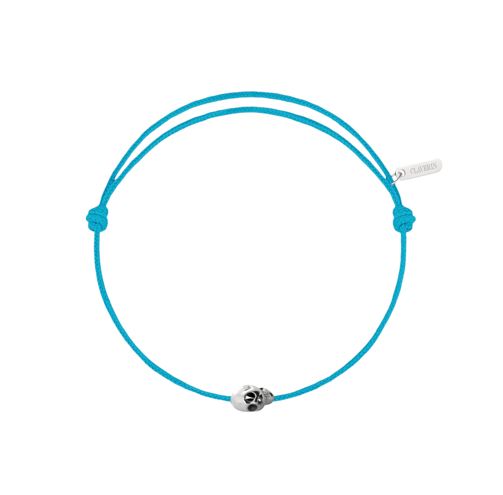 Gold Skull cordon turquoise