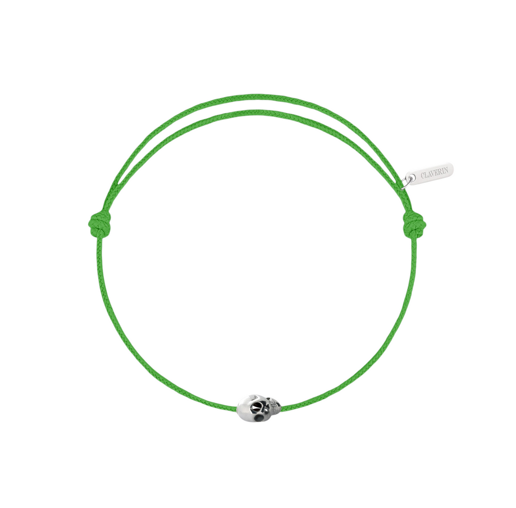 Gold Skull cordon vert pop